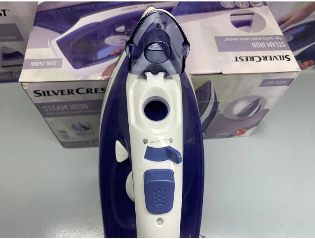 German Lot Imported Silver Crest 1840W Steam Iron
